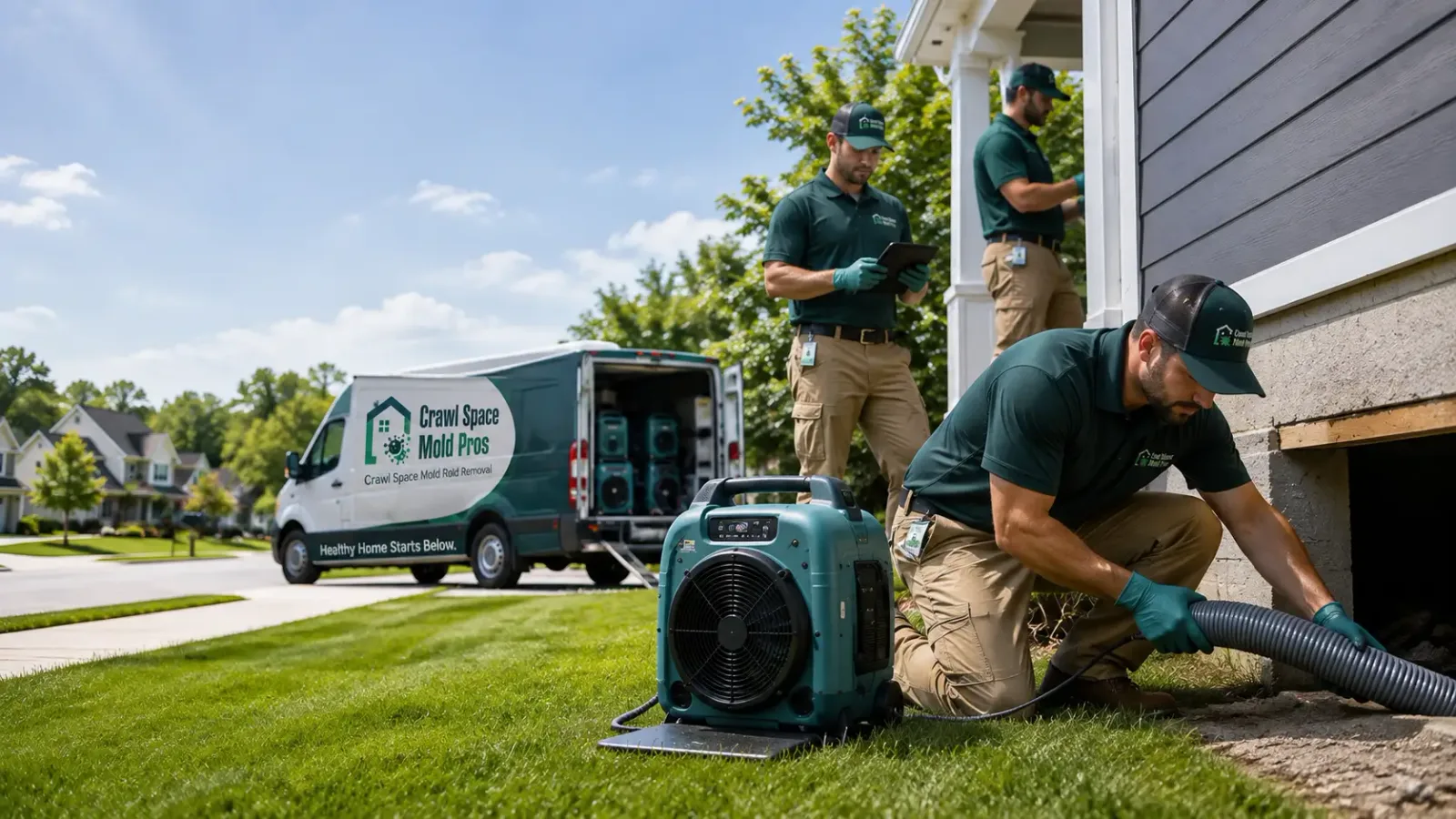 Crawl Space Mold Removal in Cherry, IL